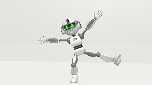 CIO robot (with bones) preview image